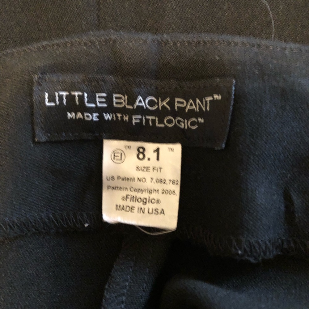Little black pants size 8.1
